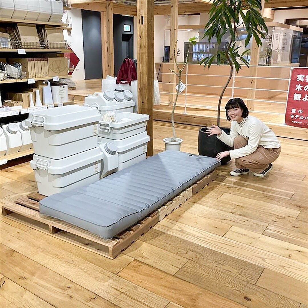 グランフロント大阪】様々な場面で活躍する、空気でできたマットレス
